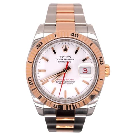 rolex datejust turn o graph rose gold|Rolex 36mm Datejust 116264.